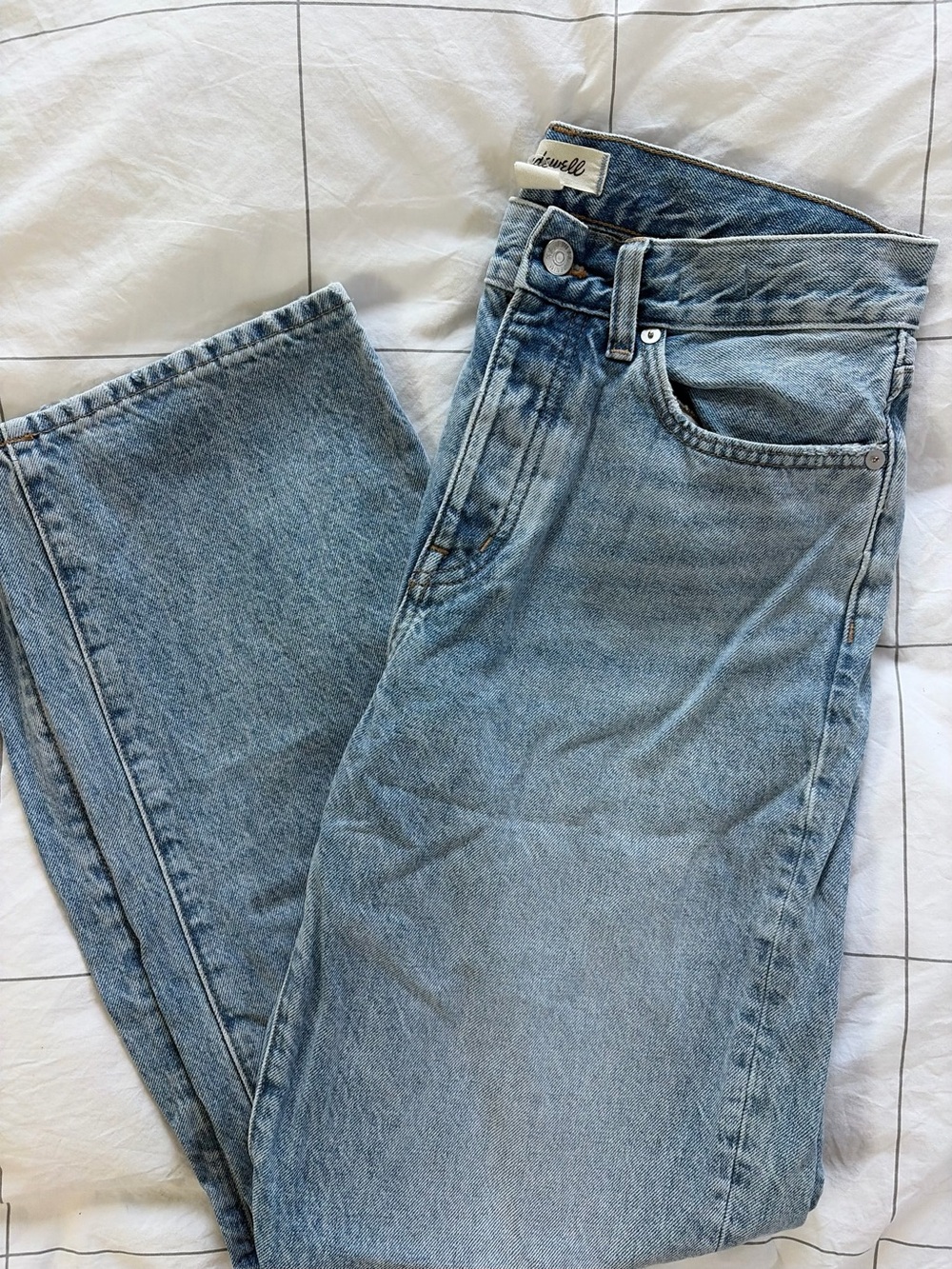 Madewell Low Slung Straight Jeans